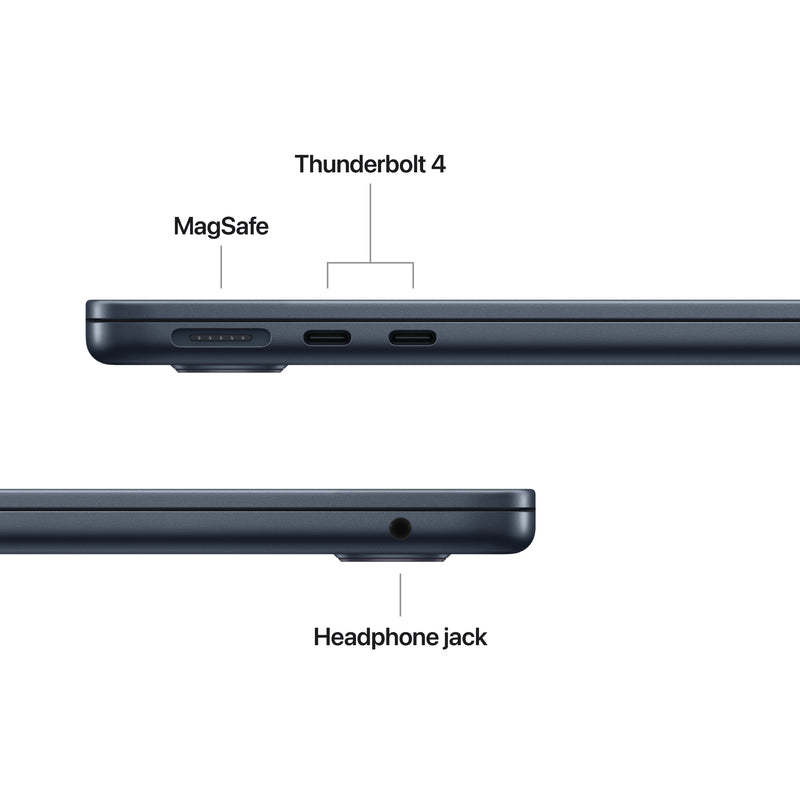 13-inch MacBook Air M5 Chip | 10-core CPU 8-core GPU | 16GB | 512GB - Midnight - Image 6