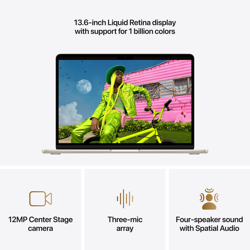 15-inch MacBook Air M5 Chip | 10-core CPU 10-core GPU | 16GB | 512GB - Starlight - Image 5