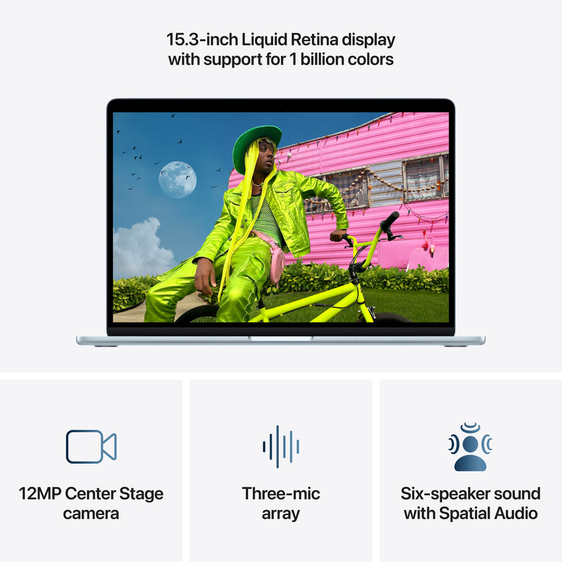 15-inch MacBook Air M5 Chip | 10-core CPU 10-core GPU | 16GB | 512GB - Sky Blue - Image 5
