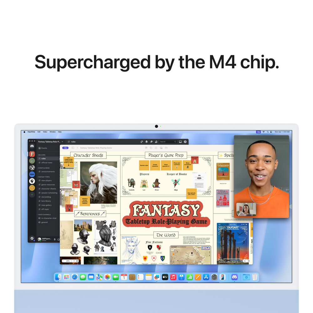 24-inch iMac M4-Chip with 8-core CPU - 8-core GPU 16GB | 256GB - Blue - Image 7