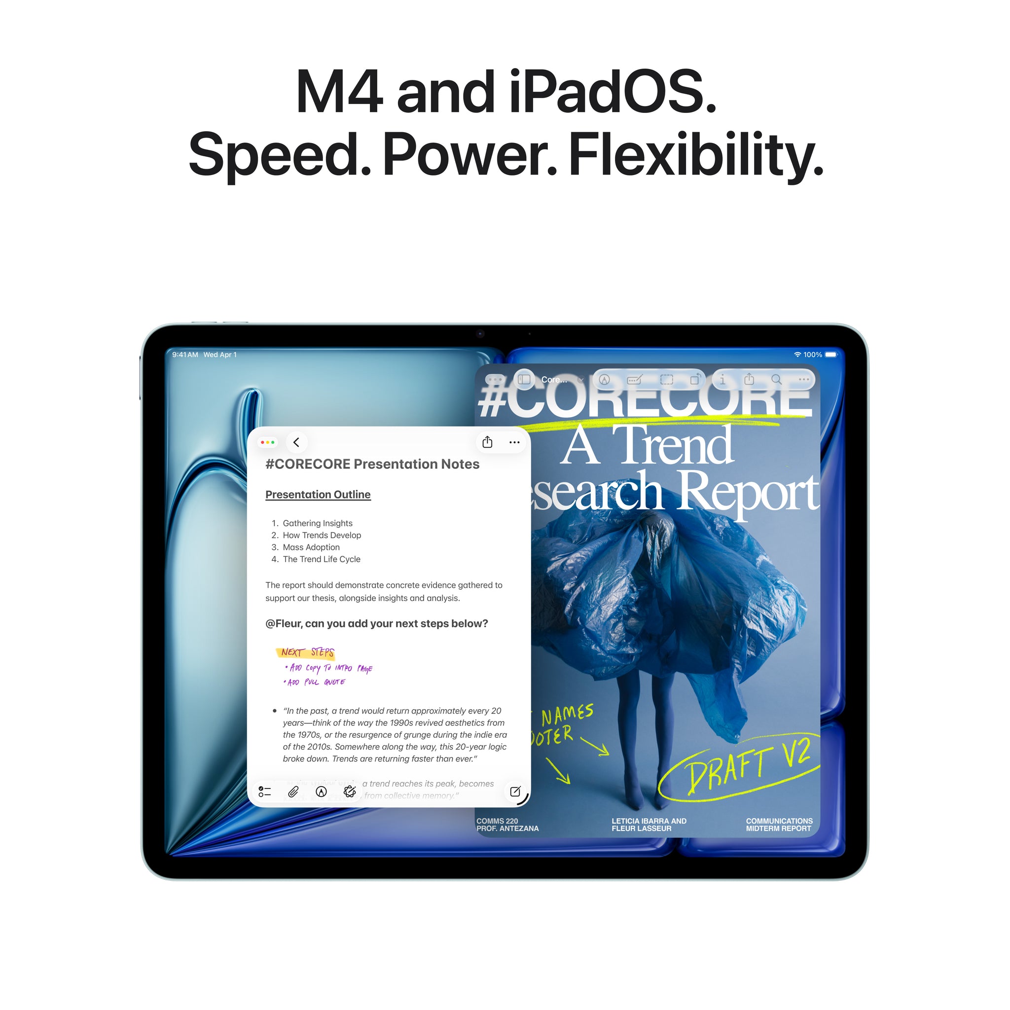 iPad Air 11-inch M4 | Wi-Fi - 1TB Blue - Image 4