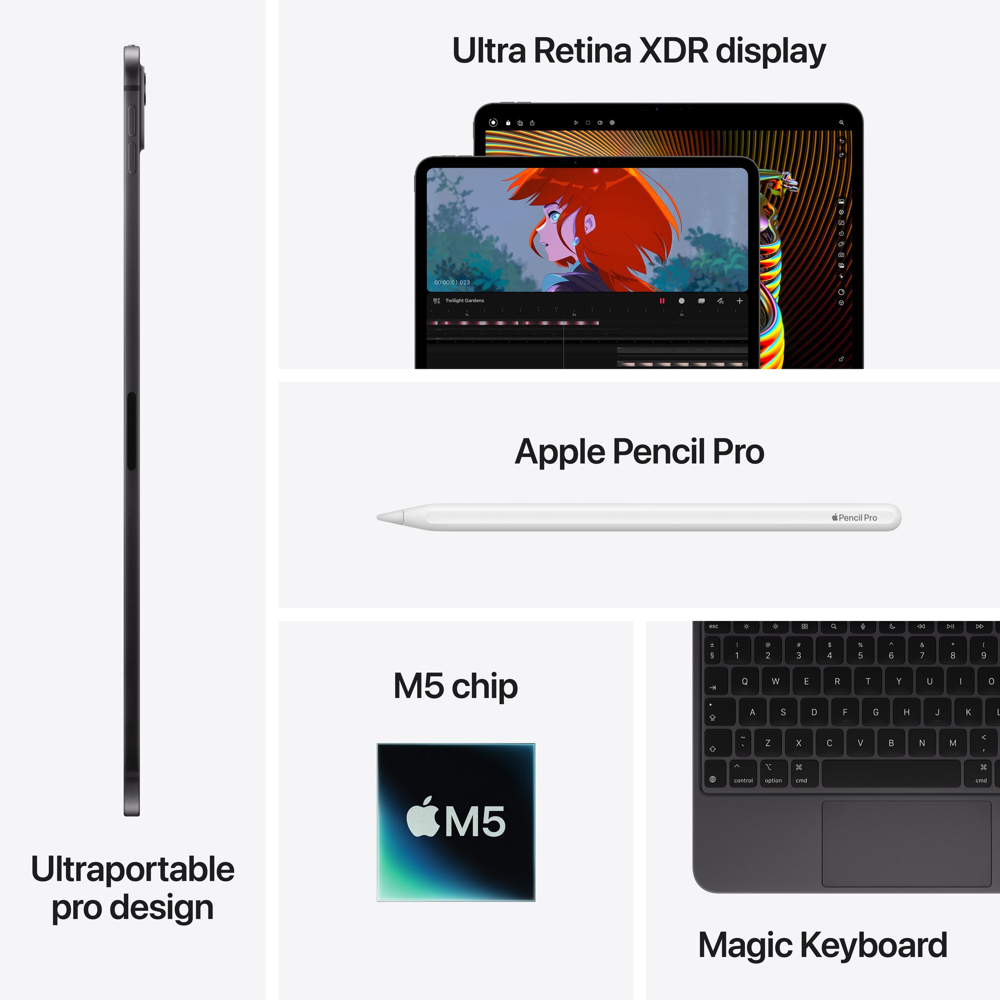iPad Pro | M5 - 13-inch Wi-Fi | 256GB - Space Black - Standard Glass - Image 8